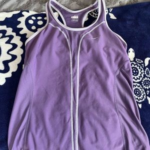 Purple Nike sports tank